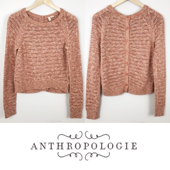 Anthropologie Sweaters - Anthropologie l Moth Cropped High-Low Sweater M
